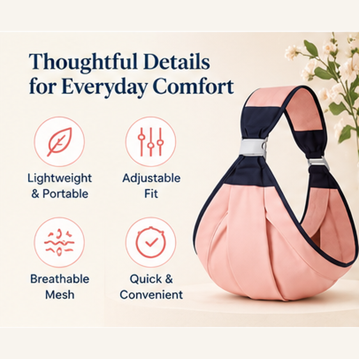 BabyNest Comfort™ Baby Carrier