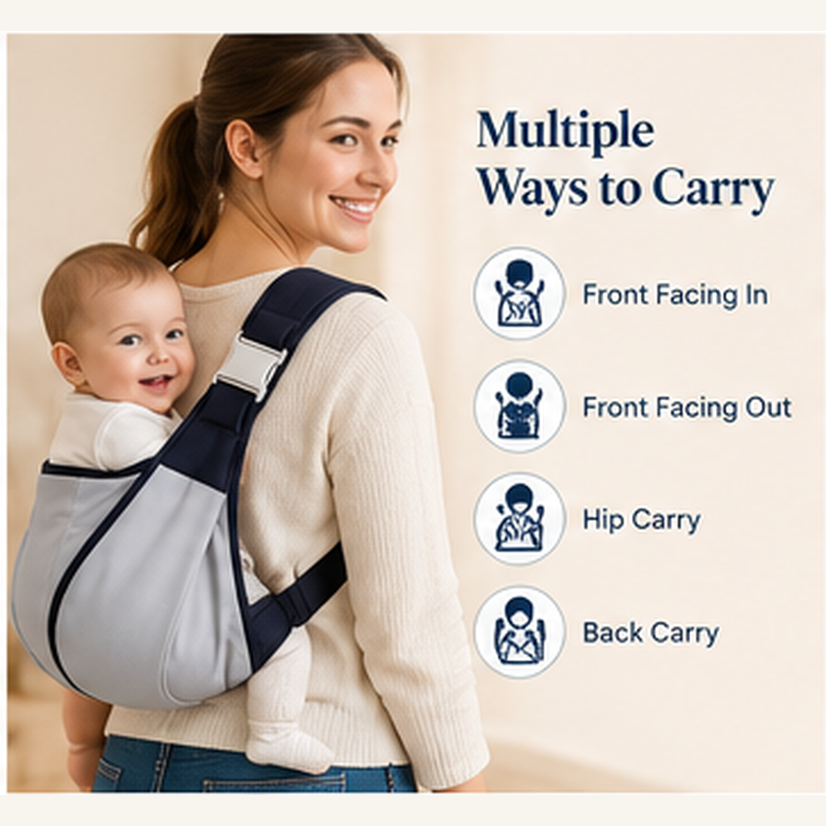 BabyNest Comfort™ Baby Carrier
