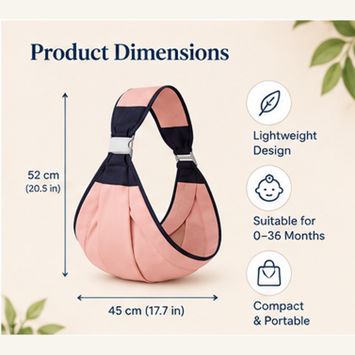 BabyNest Comfort™ Baby Carrier